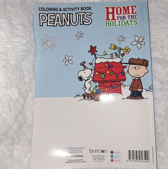Holiday Coloring and Activity Books Bundle (2 Coloring Books; Peanuts - Picture 3 of 9
